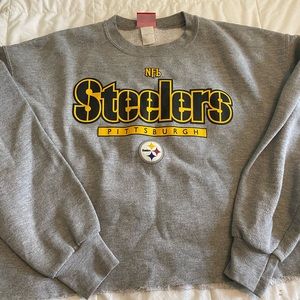 Steelers crop sweatshirt